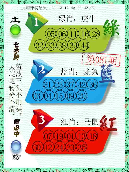 081期三波十码[图]